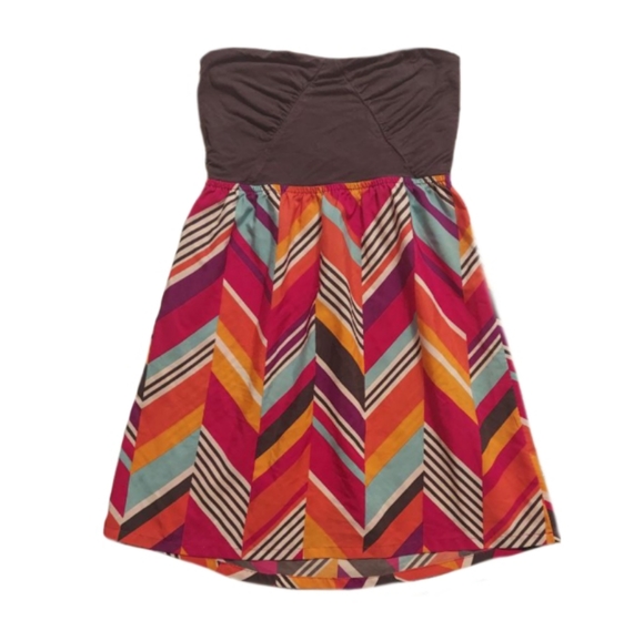 Roxy Dresses & Skirts - BOGO Roxy | Colorful Strapless Dress Size Medium